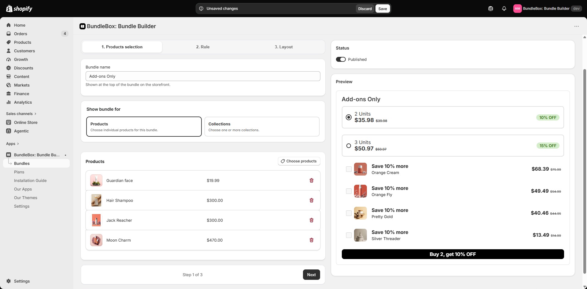 Fixed Price Bundle — Create a Fixed Price Bundle