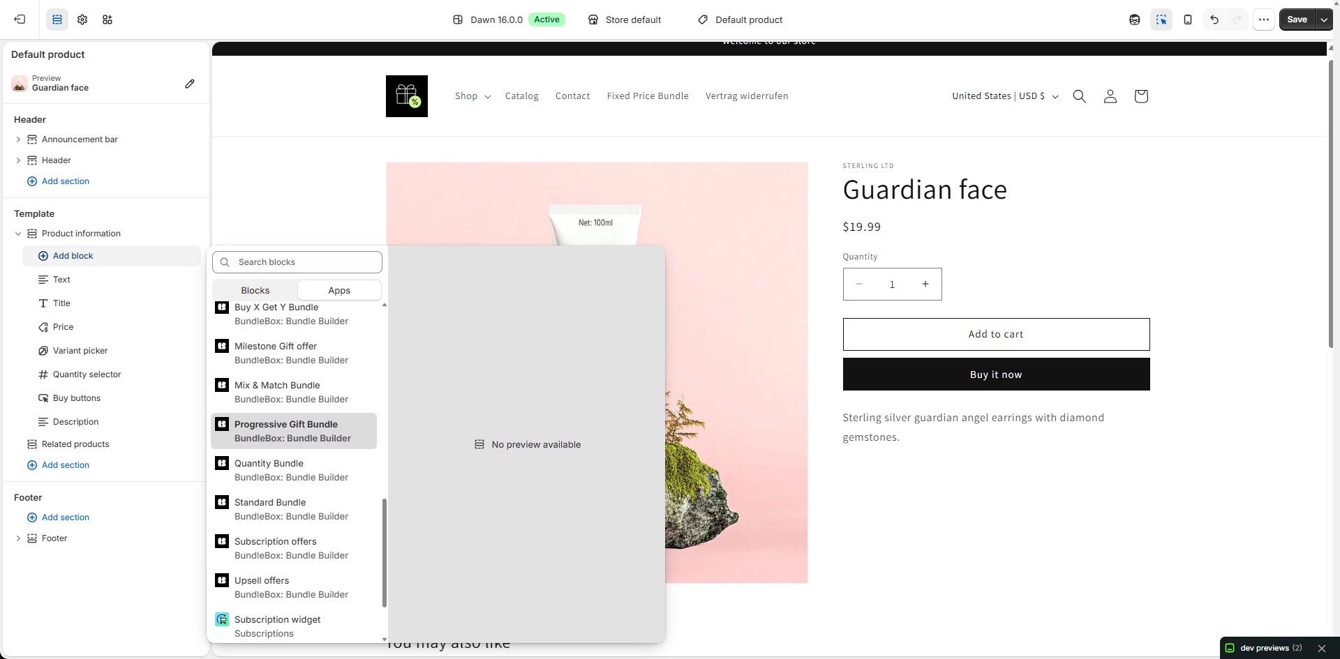 Fixed Price Bundle — Build and test a bundle